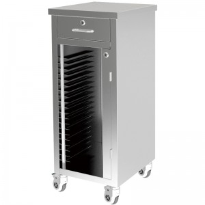 SKH014 Stainless Steel Case History Trolley