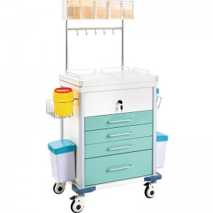SKR-AT670-1 Color Painted Multifunctional Nursing Trolley