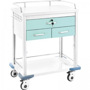 SKR-CT670-2 Color Painted Treatment Trolley