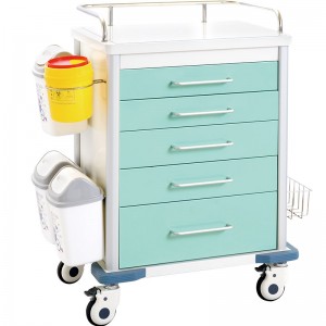 SKR-MT670-1 Color Painted Multifunctional Nursing Trolley