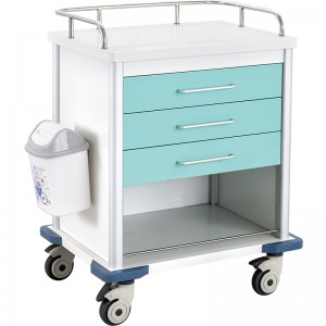 SKR-MT670-2 Color Painted Multifunctional Nursing Trolley