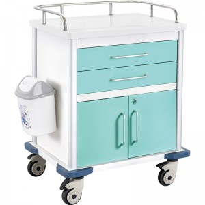 SKR-NT670 Color Painted Multifunctional Nursing Trolley